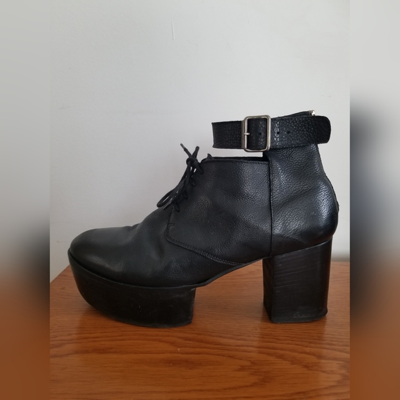 Creatures of Comfort Platform Stack Heels - Picture 4 of 11